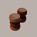 Modern coffee table small table 3d model