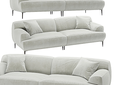 Modern double sofa model