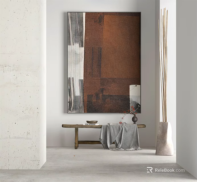 Modern Open Kitchen Interior Design With Island Counter And Appliances 3d model