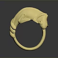 Unique Gold Skull Ring Design With Shiny Metallic Finish And Intricate Details