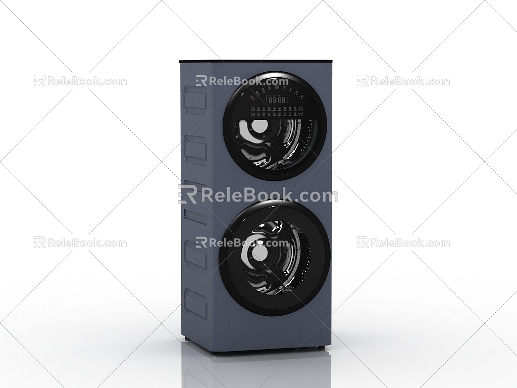 Modern washing machine drum washing machine 3d model