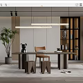 Modern study 3d model