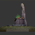 Altar Altar Game Environment Game Scene Fairy Tale Scene Fairy Tale Magic Scene Magic Item 3d model