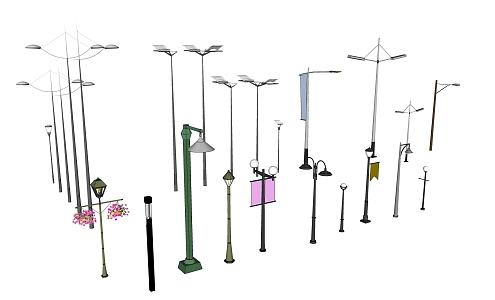 Street lamp 3d model