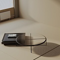 Modern coffee table 3d model