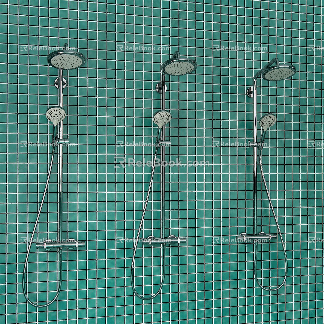 Modern Shower 3d model