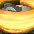 Stone Bridge Construction Components Featuring Arch Structures Steps And Stone Blocks