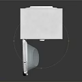 LG Silver Washing Machine With Open Door Displaying Drum And Control Panel