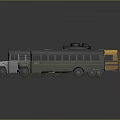 School Bus Old School Bus Small Bus Small Bus Small Van Unmanned Bus School Bus 3d model
