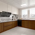 Modern Warm Beige Open Plan Living And Dining Room With Soft Lighting And Wood Flooring