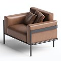 Modern Leisure Chair Leisure Chair 3d model