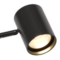 Modern Black and White Wall Lamps with Adjustable Arm and Warm Illumination