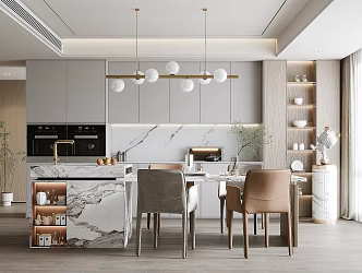 Modern Restaurant 3d model