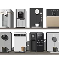 Modern Daily Use Appliances Featuring Various Styles Different Colors And Temperature Displays