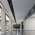 Modern Reception Area Interior With Green Plant Wall Sofa Chairs And Sculpture