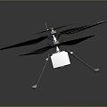 Advanced Solar Powered Drone With Carbon Fiber Rotors And Landing Gear