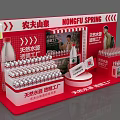 Tobacco and Liquor Store Display with Nongfu Spring Bottled Water Natural Source Transparent Factory Promotion