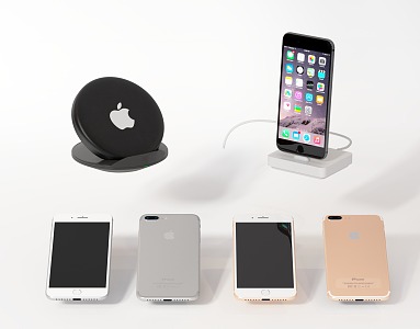 Mobile phone charger wireless charger display machine 3d model