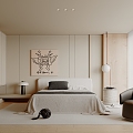 Modern Bedroom Home Master Bedroom 3d model