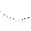 Decorative String of Small Bells for Home Decoration and Festive Hanging Use
