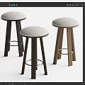Modern Bar Stool 3d model