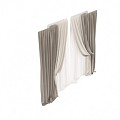 Vintage Curtain Curtain 3d model