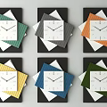 Modern clock decoration clock 3d model