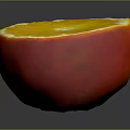 Fresh Sliced Orange With Vibrant Yellow Flesh And Red Skin Healthy Fruit