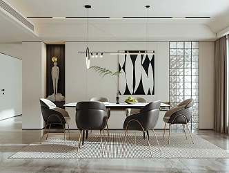 Modern Restaurant 3d model
