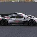 Mercedes AMG ONE High Performance Sports Car With Black And Red Aerodynamic Design Sleek Body
