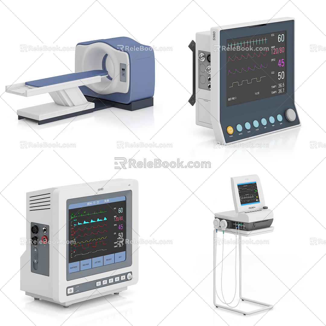 Modern nuclear magnetic resonance instrument medical equipment combination model