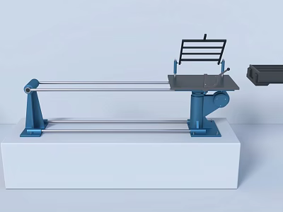 Modern vibration table cement mortar test body molding vibration table 3d model