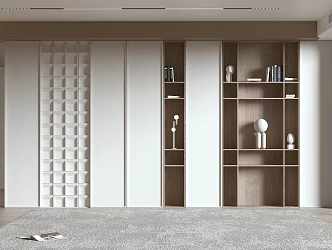 Modern Decorative Cabinet 3d model