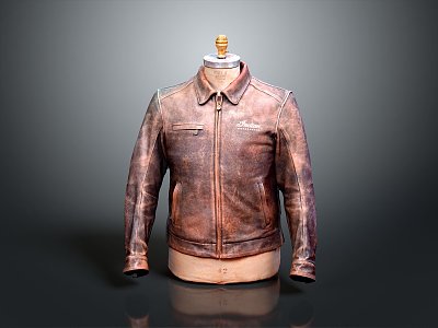 Jacket Leather Jacket Fashion Jacket Casual Jacket Windproof Jacket Windproof Jacket Denim Jacket Men Jacket 3d model