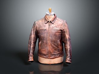 Jacket Leather Jacket Fashion Jacket Casual Jacket Windproof Jacket Windproof Jacket Denim Jacket Men Jacket 3d model