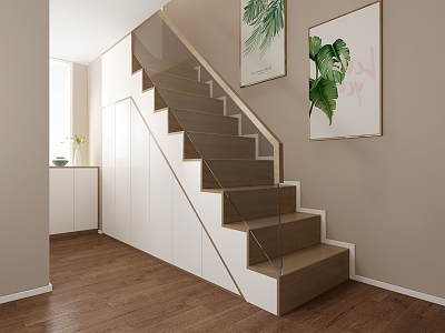 Nordic Staircase Single Apartment model