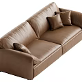 Middle-style multiplayer sofa 3d model