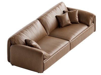 Middle-style multiplayer sofa 3d model