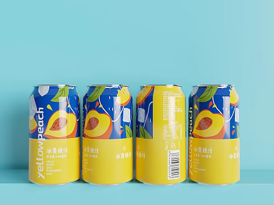 Beverage juice soda 3d model