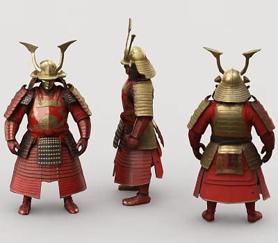 Japanese Samurai 3d model