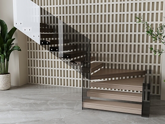 Modern Stairs 3d model