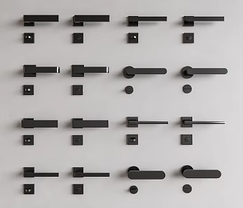 Room Door Handle Toilet Door Handle Minimalist Door Handle Minimalist Door Handle Door Handle Door Lock 3d model