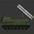 missile vehicle anti-aircraft missile vehicle cruise missile vehicle anti-tank missile vehicle military vehicle military vehicle transportation 3d model