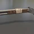 Vintage Lever Action Rifle Featuring Detailed Wooden Stock And Metal Barrel
