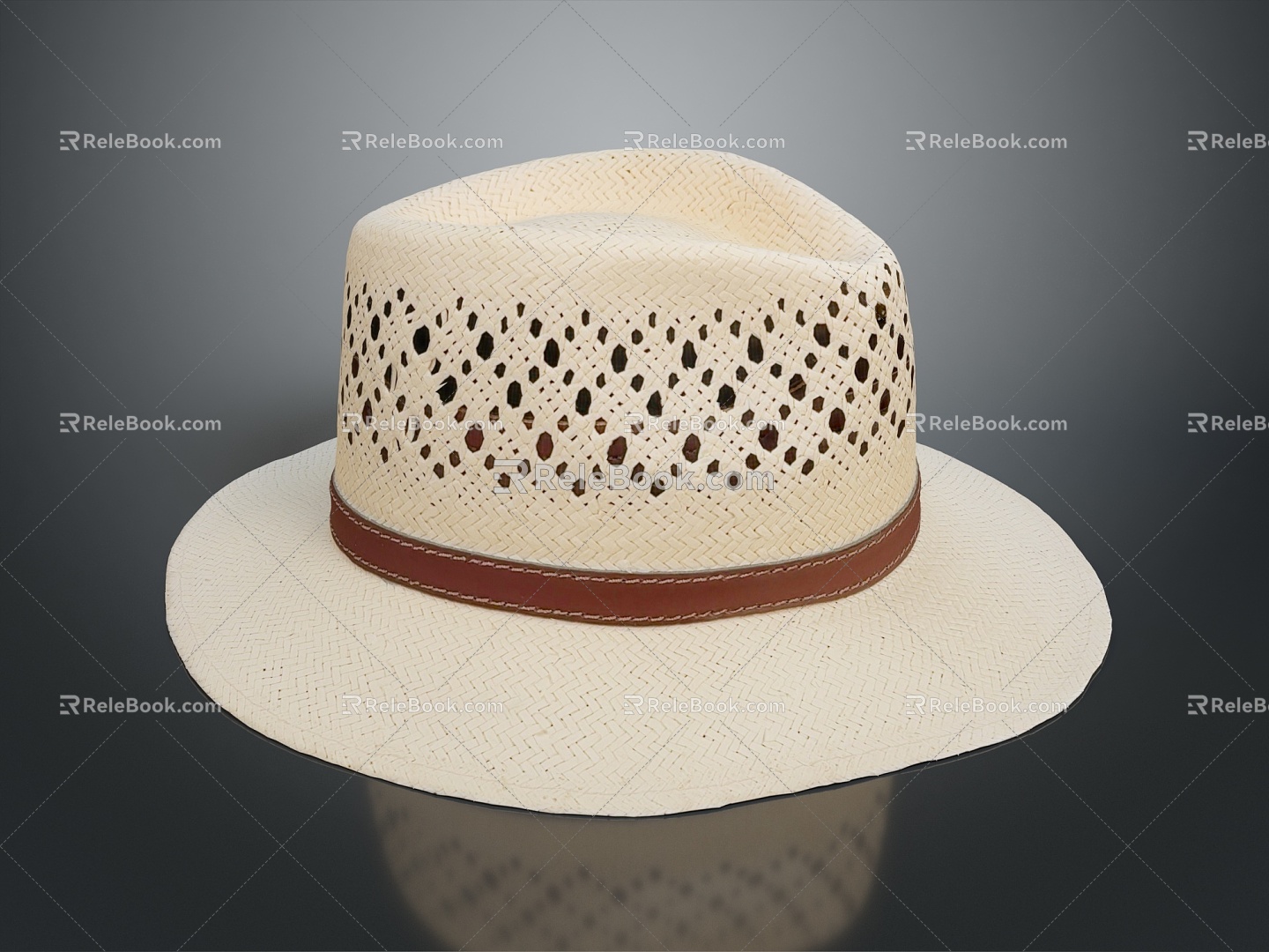 Hat Hat Hat Sunshade Hat Straw Hat Wear Supplies 3d model