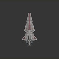 Modern Spaceship Spacecraft Spacecraft 3d model