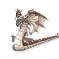 Monster monster dragon game character 3d model