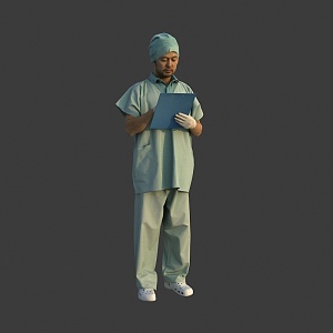 Male Doctor 3d model