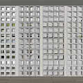 Modern Partition Hollow Cement Brick Partition Tile Hollow Brick 3d model