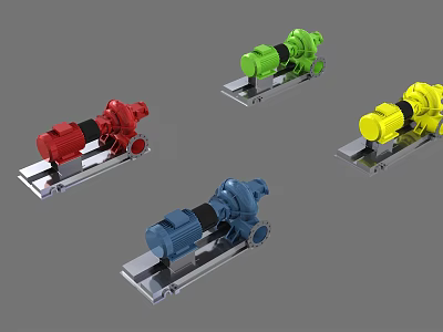 Motor water pump 3d model